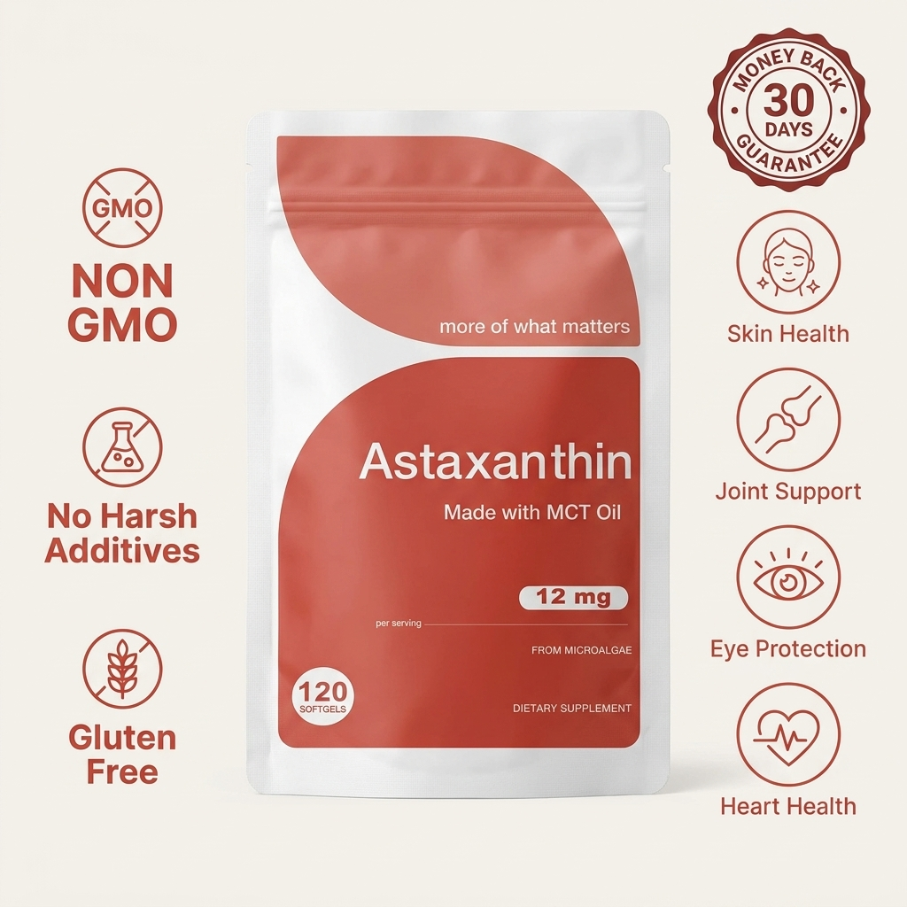 Rossa Astaxanthin 12mg Softgels